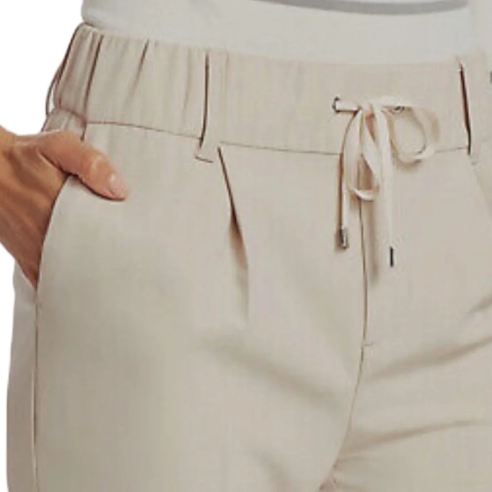 NWT ATM Anthony Thomas Melillo Crop Pull On Pants Beige Small